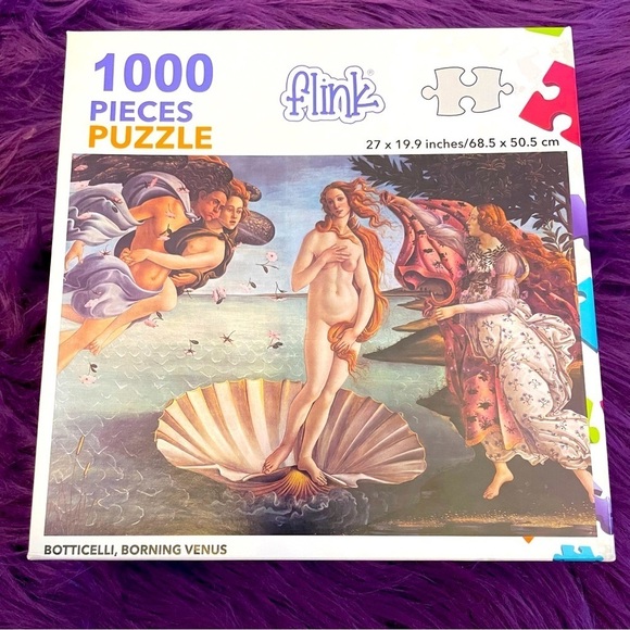 1000 piece jigsaw puzzle the Birth of Venus Botticelli - Picture 1 of 2